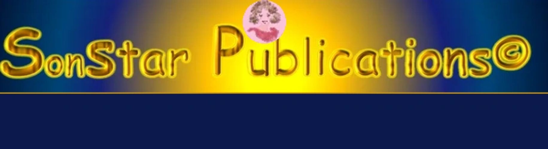 Bright yellow text "SonStar Publications©" on a blue and yellow gradient background.