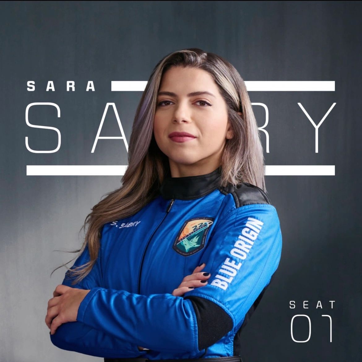 Sara Sabry 
Egyptian Astronaut 
First African woman in space 
First Arab Woman in Space