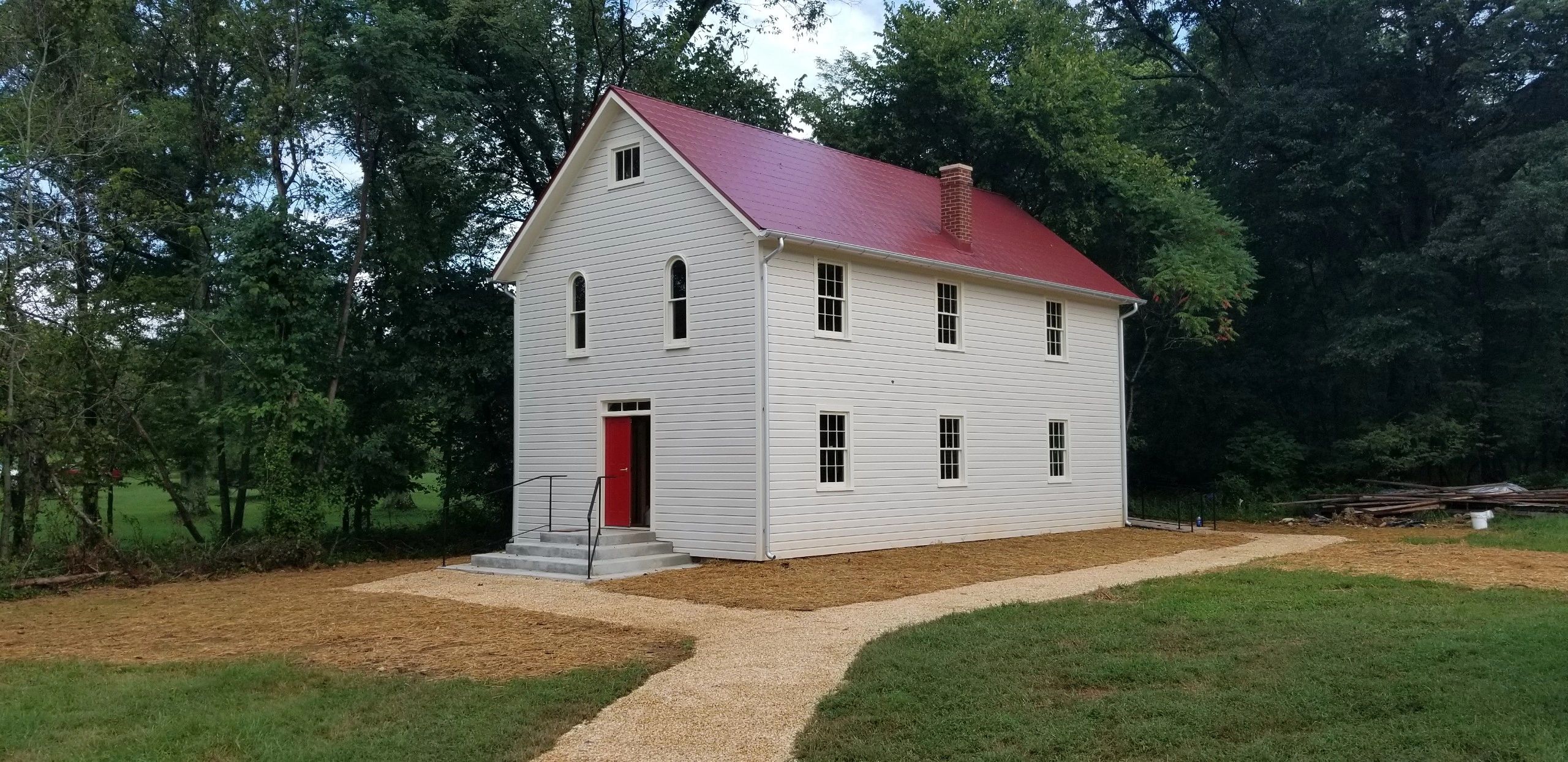 The Loving and Charity Hall Reconstruction Project.  Located in Dickersen, Maryland at the Historic 