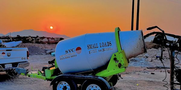 SVC Small Loads- ready mix concrete supplier