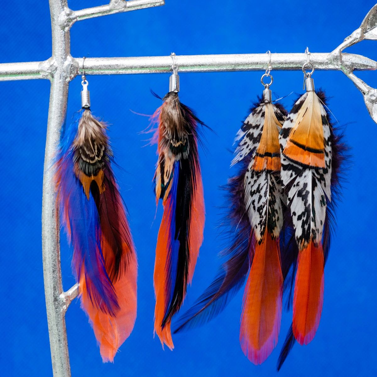 Two Pairs of Feather Earrings by Amy's Heartfelt Art