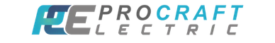 ProCraft Electric logo in blue and black.