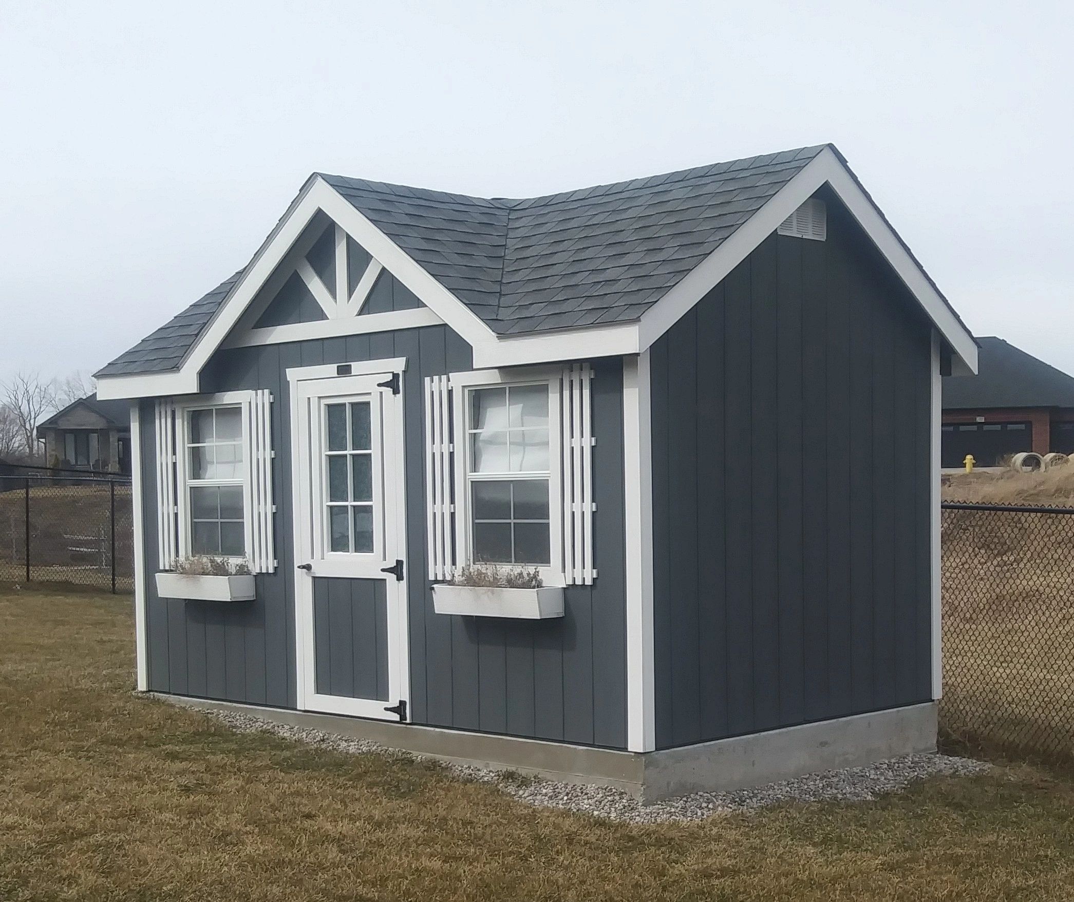 Shed or pergola build by Forrest City Fencing London Ontario