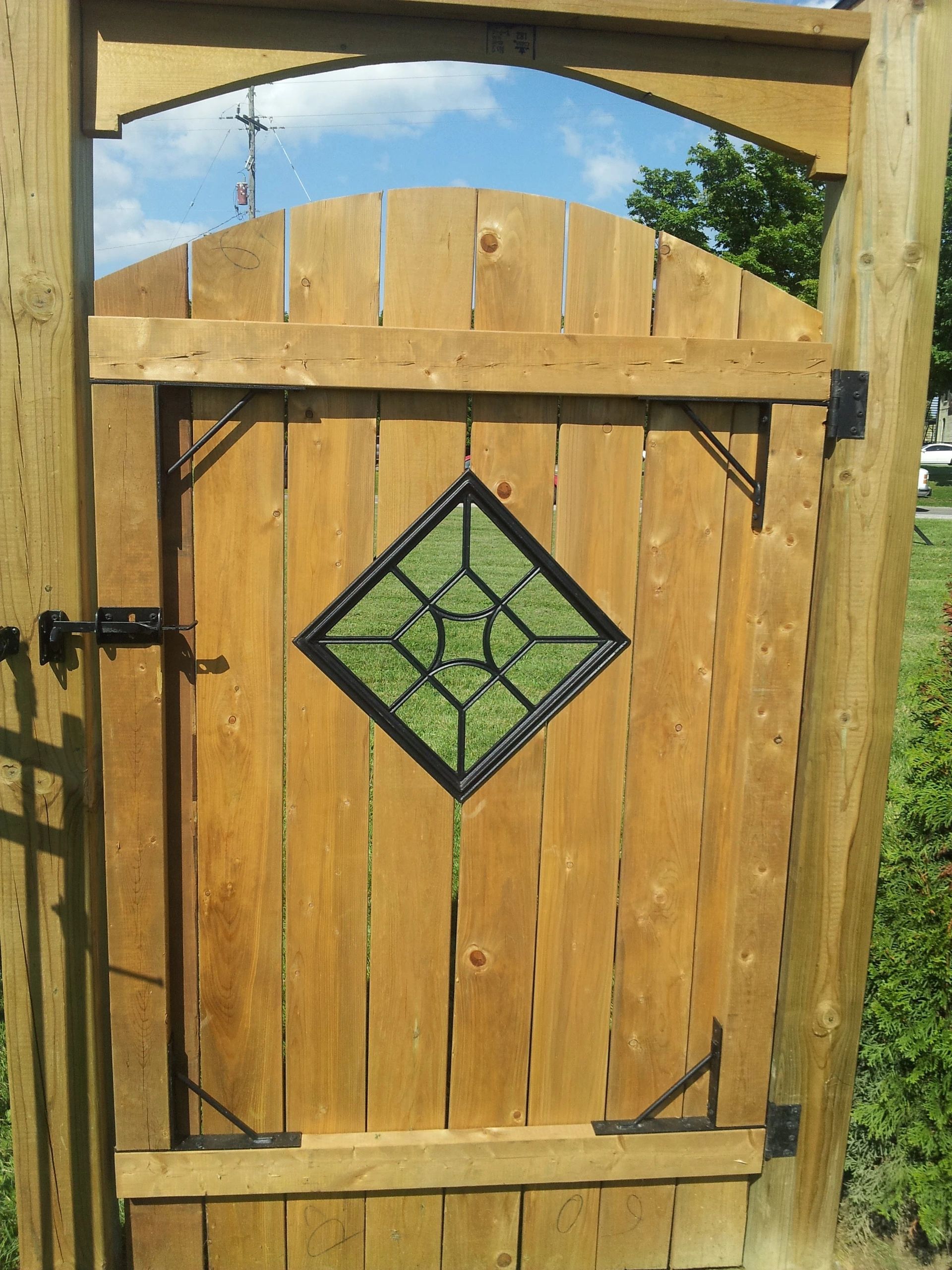 Residential fence installation by Forrest City Fencing London Ontario