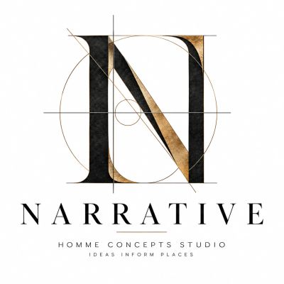 Logo of Narrative Homme Concepts Studio with artistic letter N.