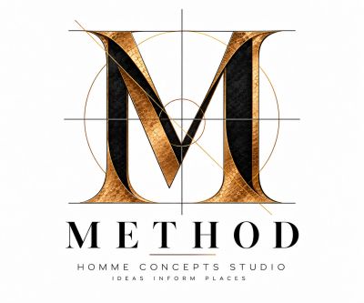 Logo with stylized letter M and text "METHOD".