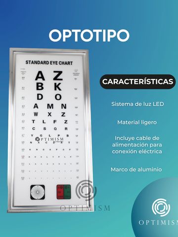 Preciso y fácil de usar para medir agudeza visual.