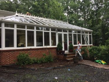 maintenance service to a conservatory roof