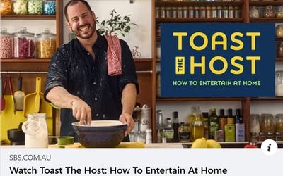 Toast the Host: How to Entertain at Home with Simon James Bailey now streaming SBS On Demand