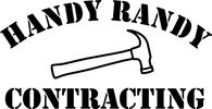 Logo featuring a hammer with 'Handy Randy Contracting' text.
