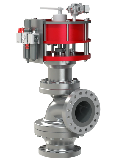 Jet Pulse Valve- filter cleaning in gasification system. Quick opening high cycle pressure-energized