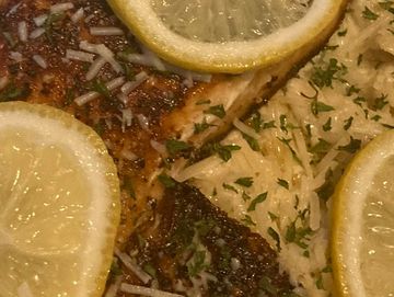 Salmon Alfredo 