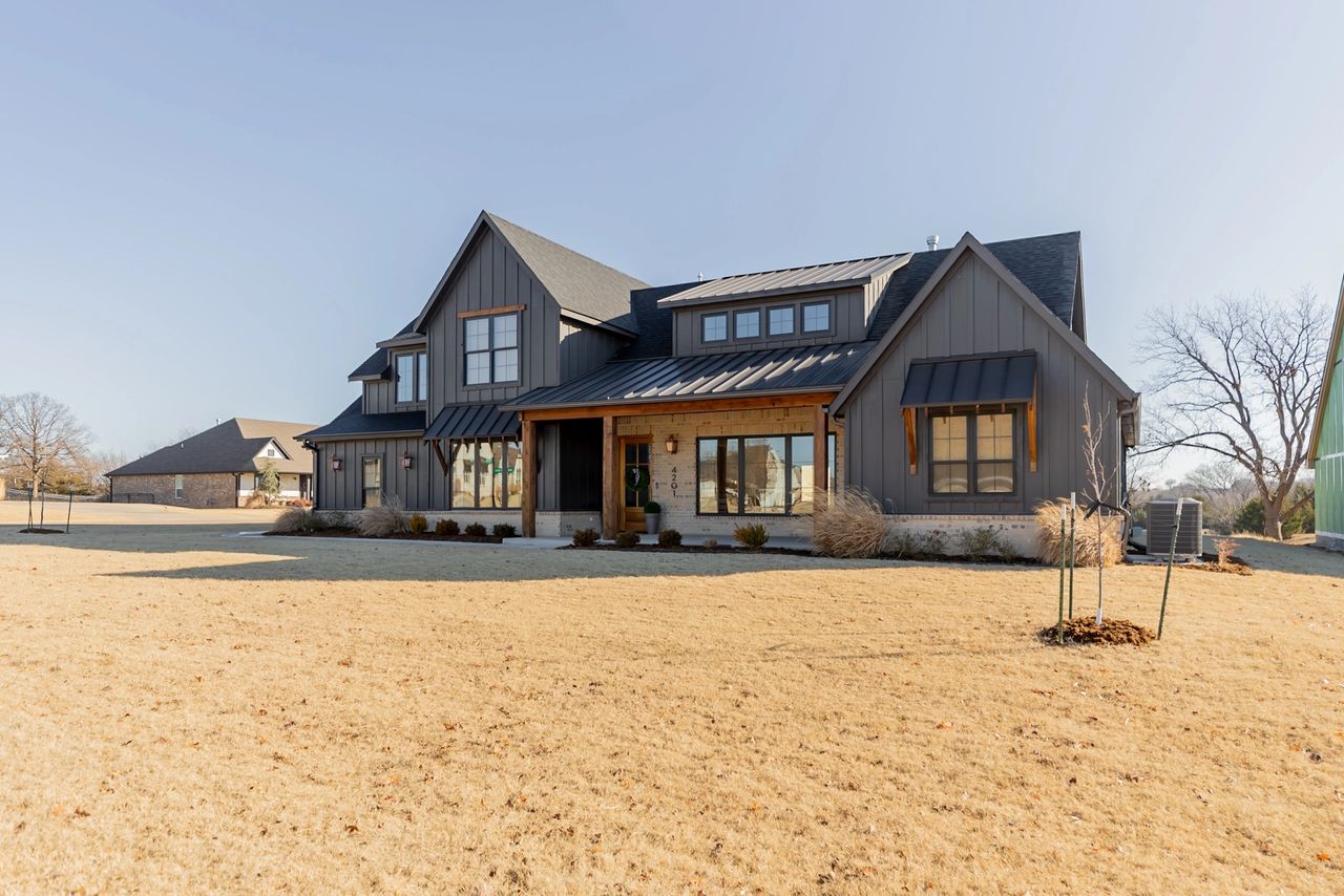 Home exterior in a Stillwater, Oklahoma neighborhood