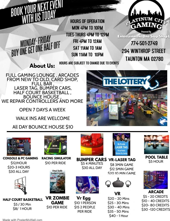 Platinum City Gaming Gaming Lounge Barcade Arcaded Platinum City Gaming Gaming Lounge Barcade Arcaded