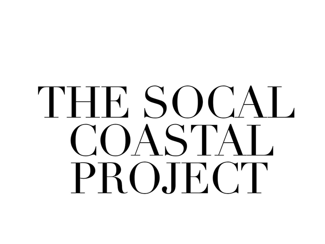 Logo with text THE SOCAL COASTAL PROJECT.