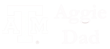 Block ATM with Aggie Dad car decal, sticker