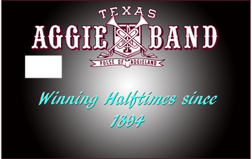 Aggie Band Credit Card Skin