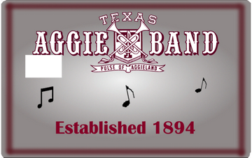 Aggie Band Credit Card Skin