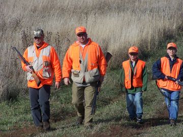 Derek's first hunt!