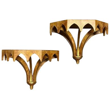 Vintage Gold Brackets 