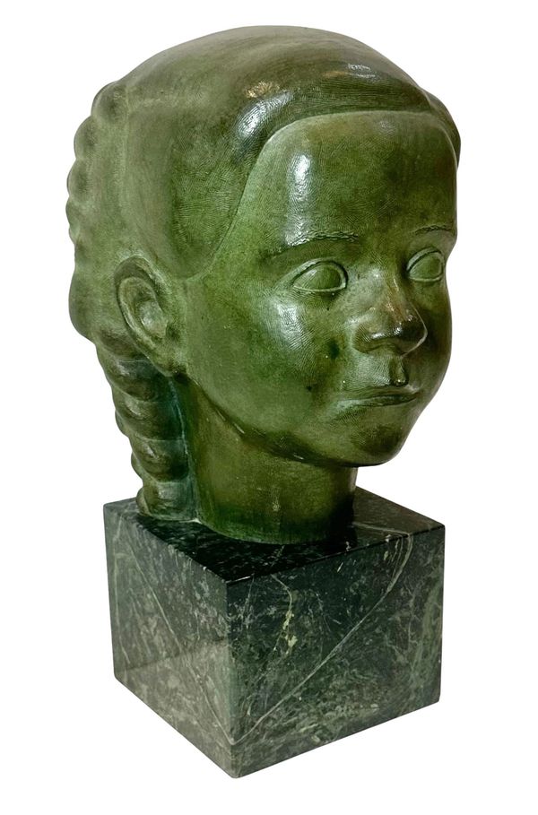 Mid Century Bronze Statue by J.G. Kendall, Cast by Gorham