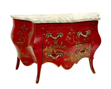 French Table Top Salesman Sample Chest 