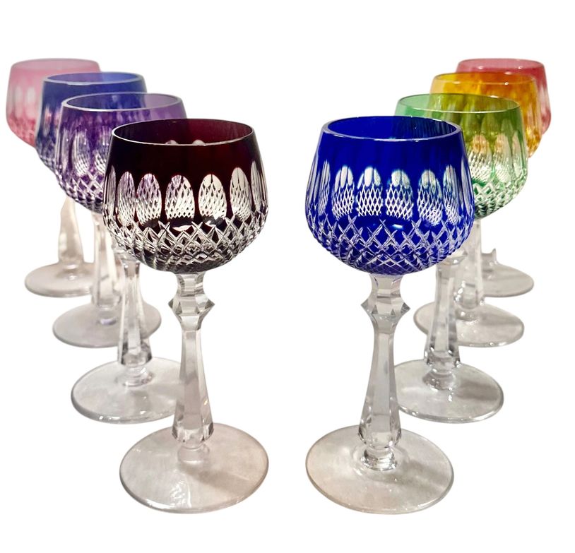 Multi Colored Mosher Glass Stem