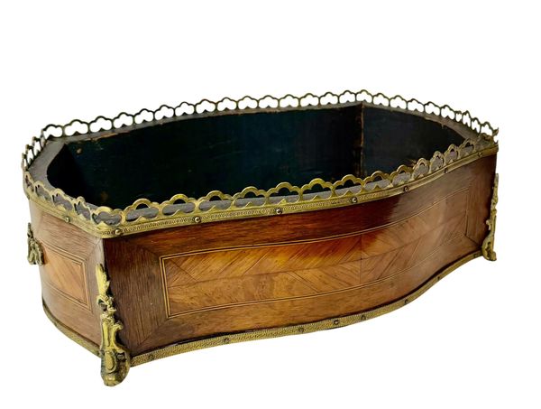 19th Century Napoleon lll Marquetry Jardinière
