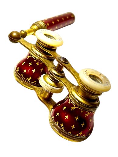 French Enamel Opera Glasses