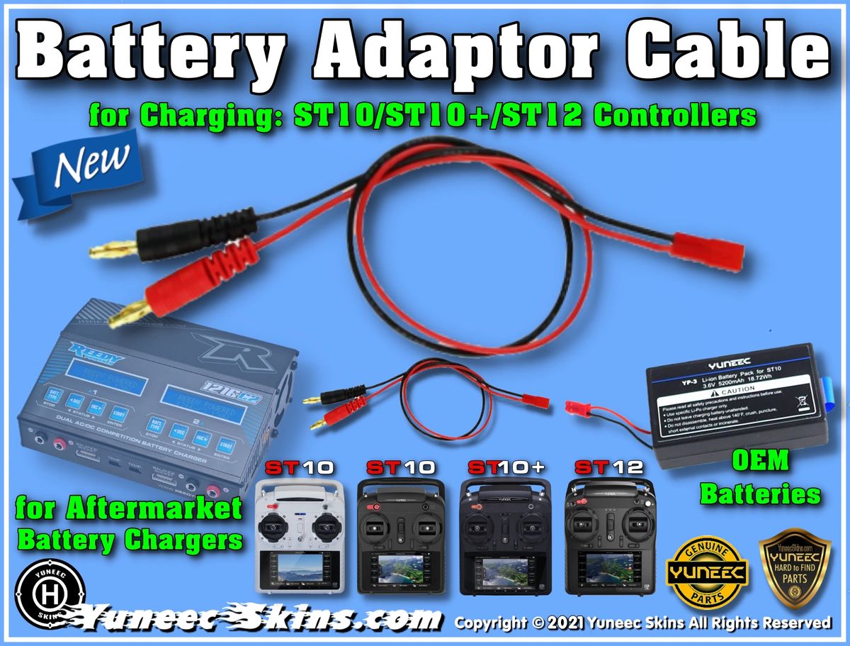 ST10, ST10-Plus, ST12 Controller Battery Charger Adaptor Cable for RC  Chargers