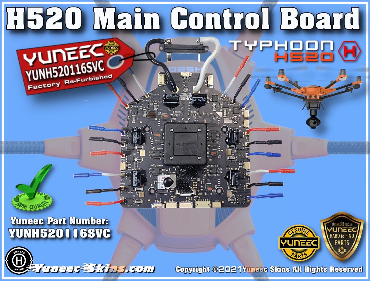 Yuneec Typhoon H520 Main Control Board YUNH520116SVC
