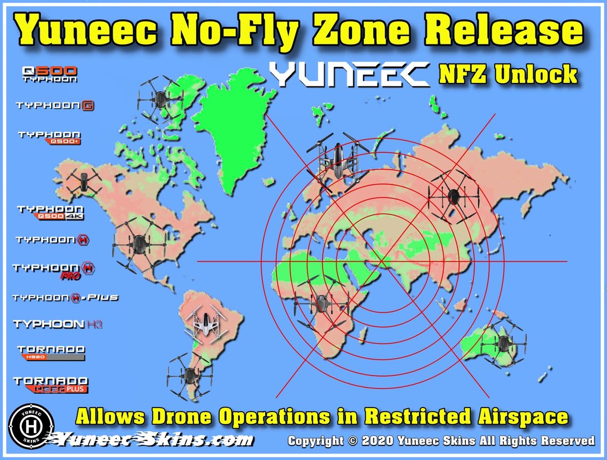 lærling fejl Postnummer Yuneec No-Fly Zone Removal Release to Allow Operations in Restricted  Airspace