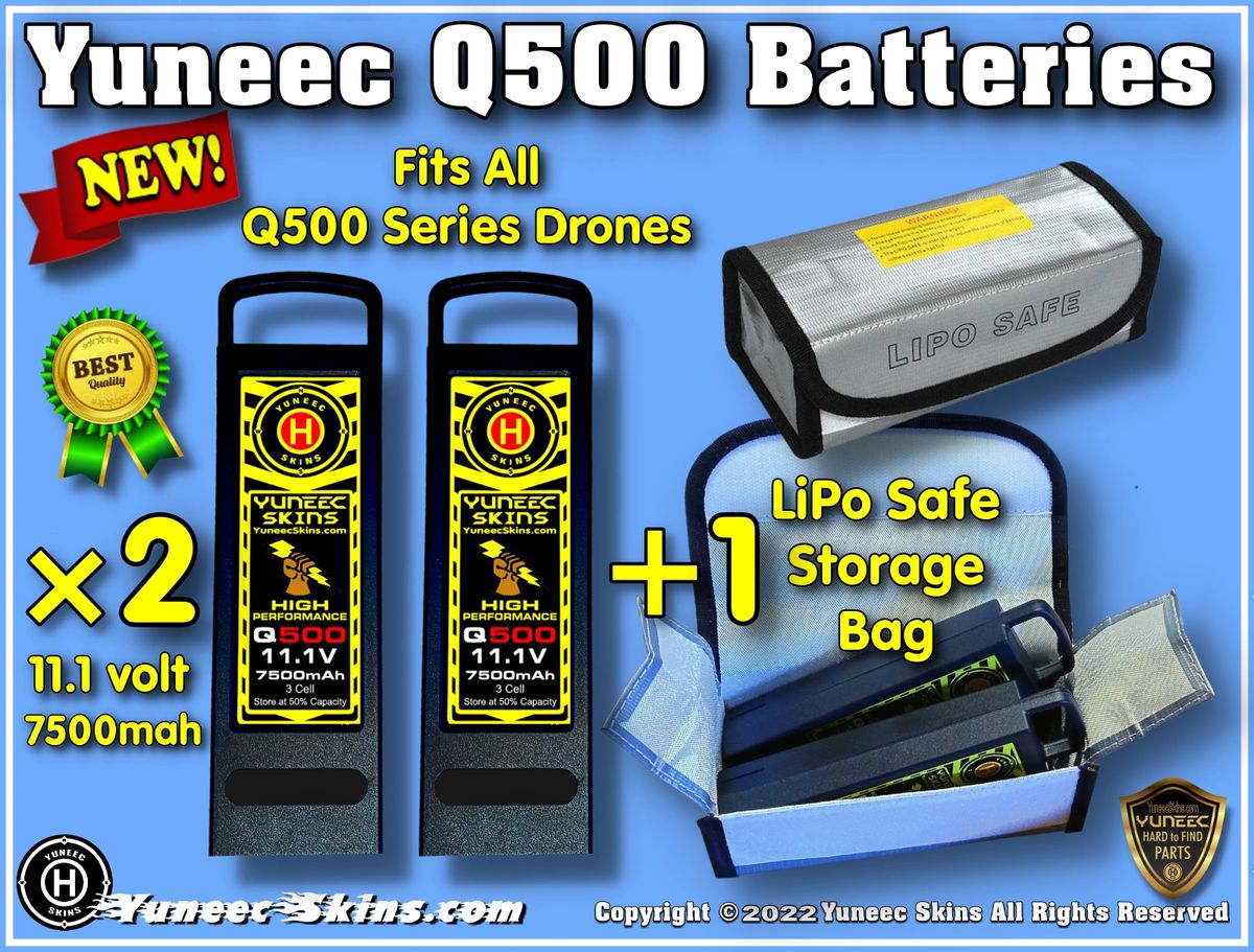 Yuneec Skins Q500 Series Batteries High Performance YUNQ4K130