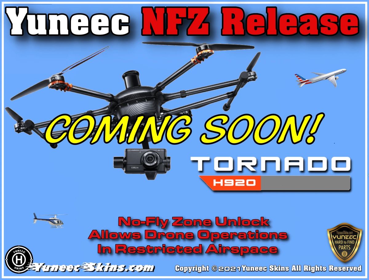 Yuneec No-Fly Zone Release - NFZ - Tornado H920
