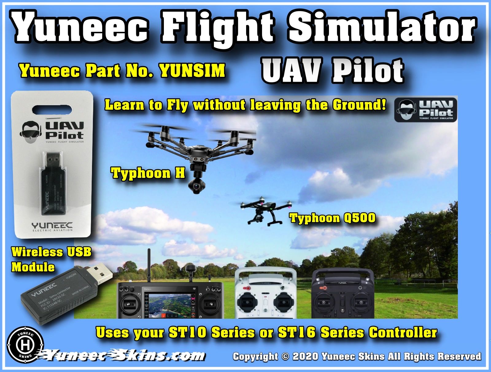 Yuneec UAV Simulator USB Interface YUNSIM 