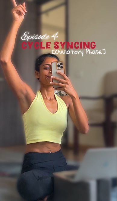 Ovulation phase peak performance with strength and cardio cues.