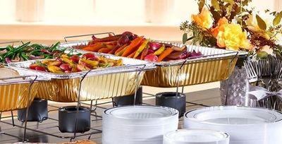 Drop-off catering in New Orleans set up