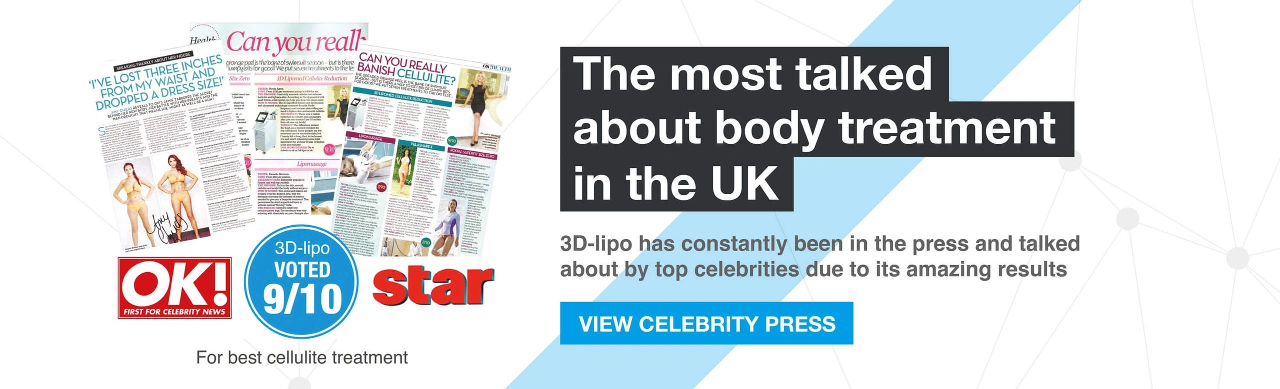 Ok Magazine, Body Treatments, 3D Lipo Ultimate Pro, Blairgowrie, Voted best, most talked about 