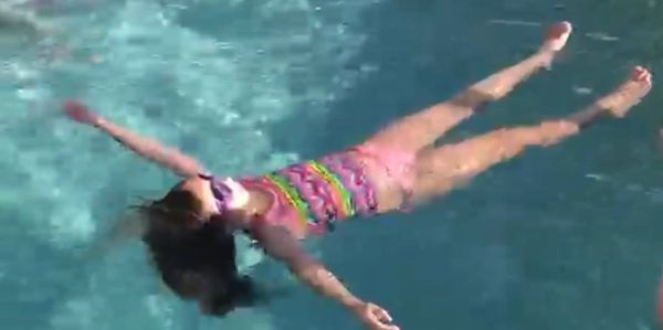 Floating on your back can save your life.  
