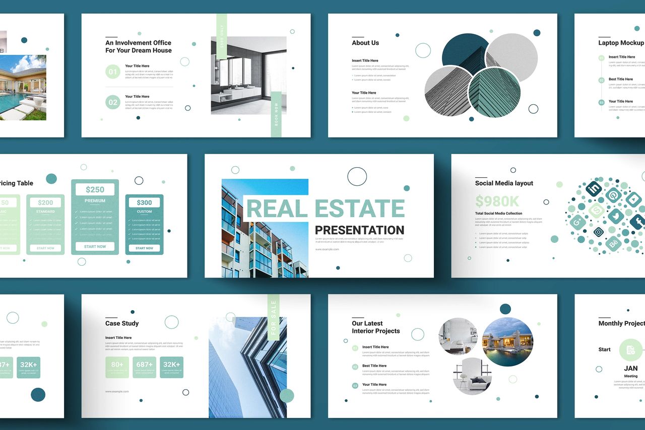 Real Estate Presentation Template - 1