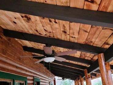 Log Home Staining Hendersonville NC