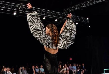 Arthur Eisenberg photography. Fun energetic Fashion show runway model