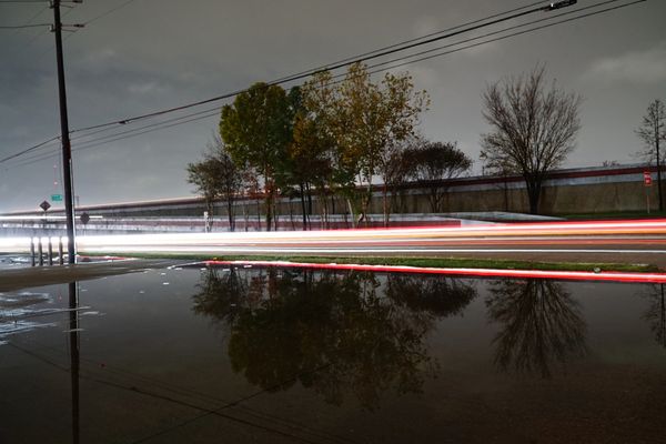 Long exposure along Hwy 249 Tomball TX