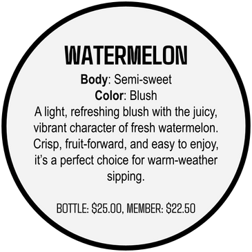 light refreshing blush juicy vibrant character fresh watermelon. Crisp fruit-forward 

