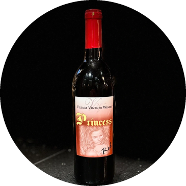 Princess Red is a soft versatile refreshing semi-sweet red wine. This medium-bodied wine fills the p