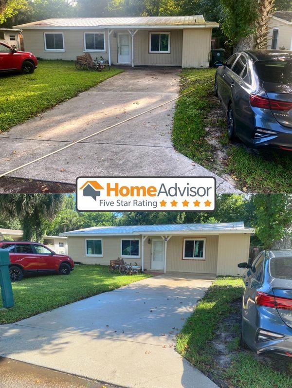 Roof soft washing across Palm Coast, Flagler Beach, Ormond Beach, Daytona Beach, and St. Augustine.