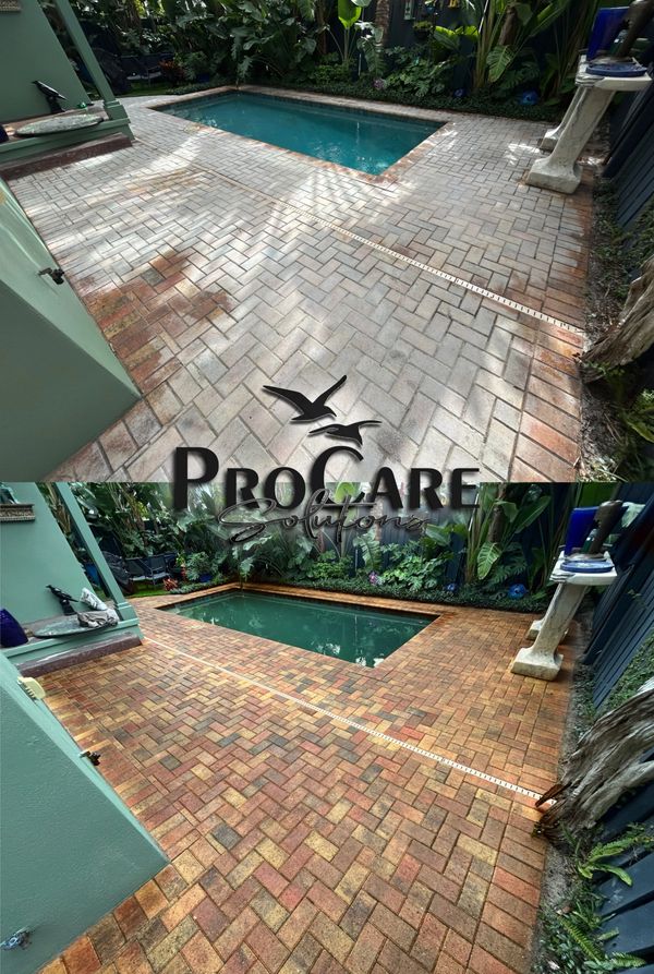 Paver restoration completed in Plantation Bay.