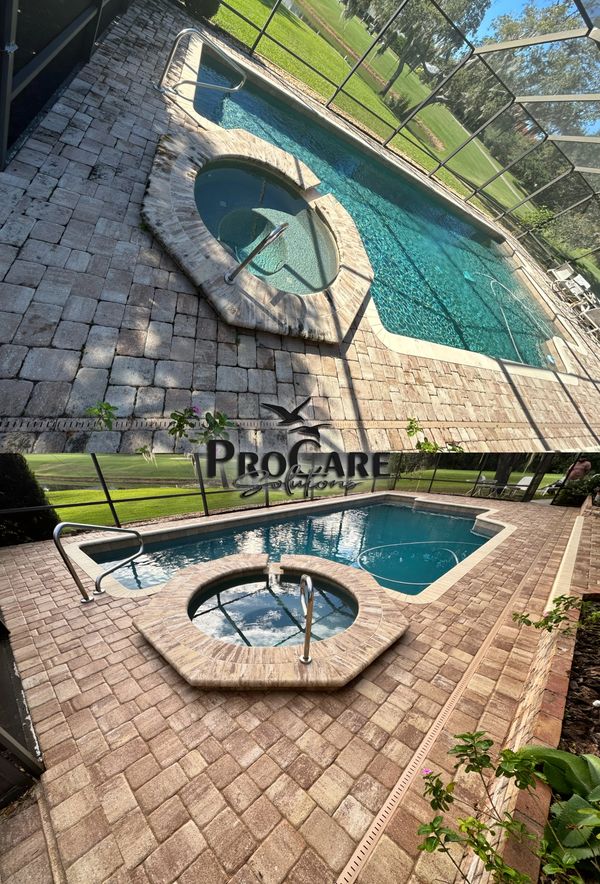 Professional paver sealing in Pelican Bay.