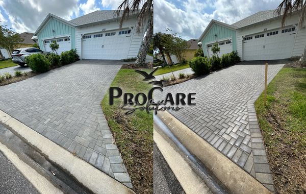 Luxury paver sealing in Hammock Dunes, Palm Coast.