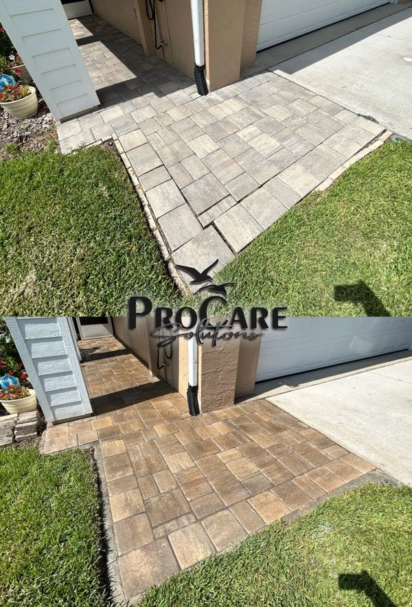 Paver sealing for custom homes in Conservatory.